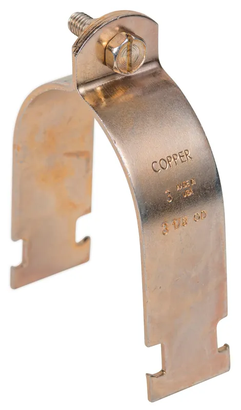 SIOUX CHIEF 517-C07 2-IN CTS STRUT CLAMP - COPPER ZINC DICHROMATE