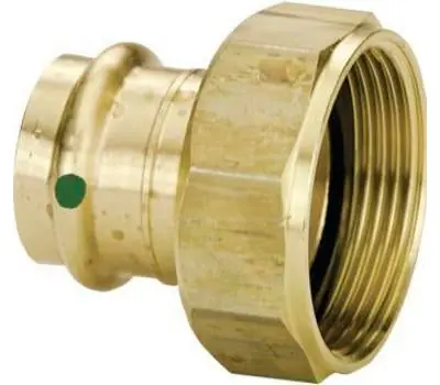Viega 79805 3/4 ProPress x 1 Female Bronze Union Tailpiece