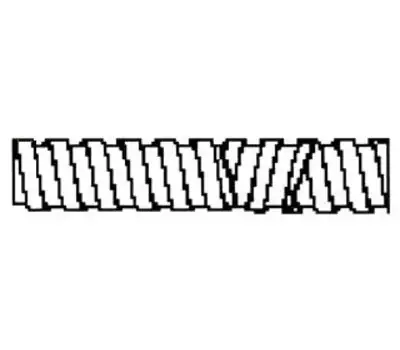 WARDFLEX 627 1 x 12 in. Galvanized Steel Stripwound Hose