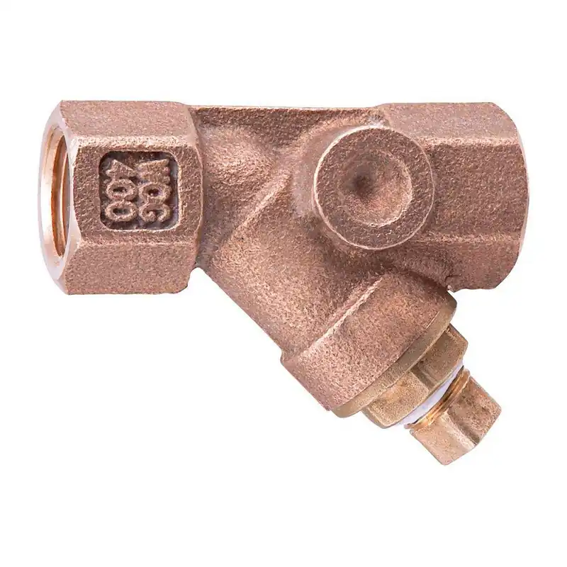 Watts 0379118 LF777SI 3 in FNPT 20 Mesh Stainless Steel Screen Lead Free Brass Y-Strainer