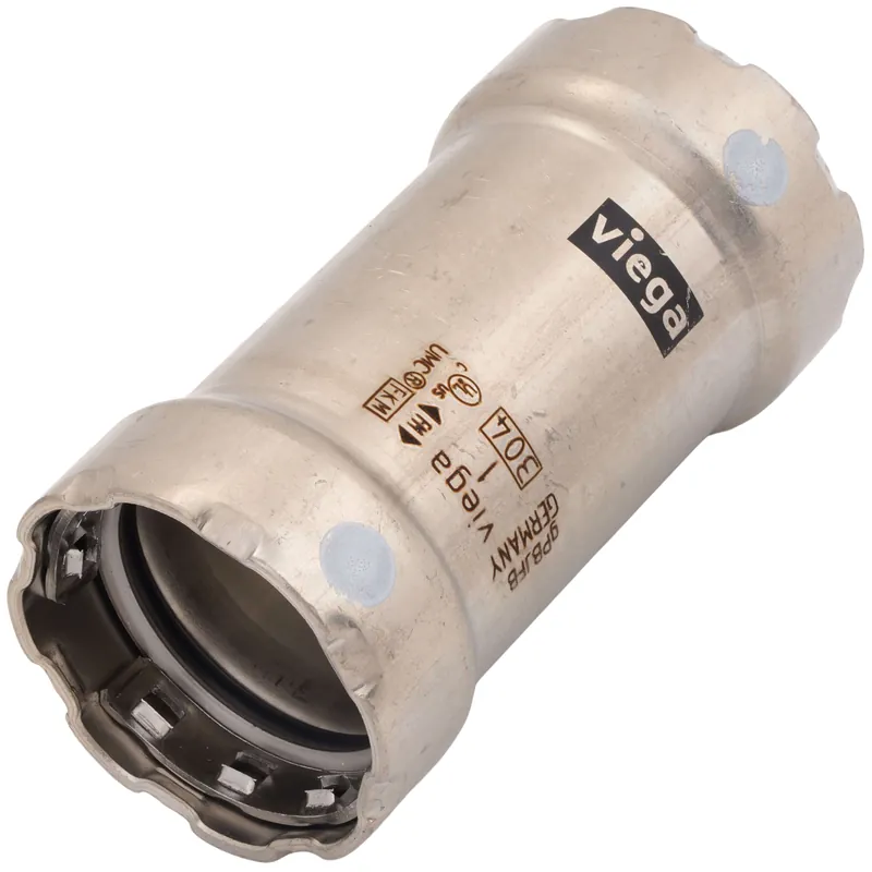 Viega 95320 MegaPress 304 Stainless Steel Coupling without Stop