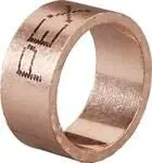 Viega V5019.9 43640 3/4 Pureflow Copper Pex Crimp Ring