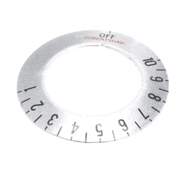 Giles 20025 Plate Knob Dial 1-10 GHM