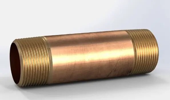 Various 0922105606 Nipple 1/4X2 Standard Threaded Brass