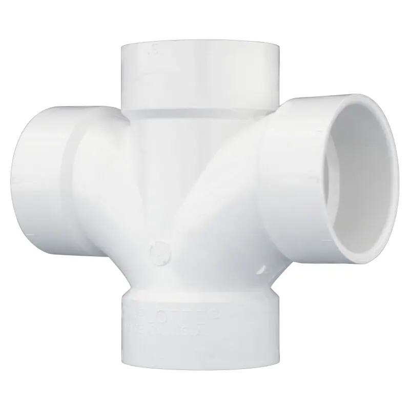 Various P428 PVC DWV Double Sanitary Tee Each