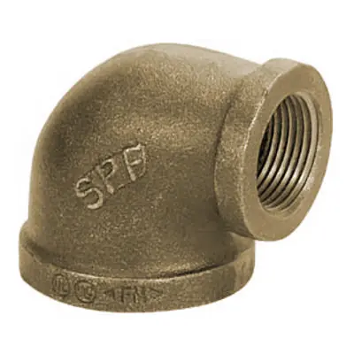 Various 0921011607 Elbow 1x3/4 Thrd 125# Bronze Reducing 90 Degree Elbow