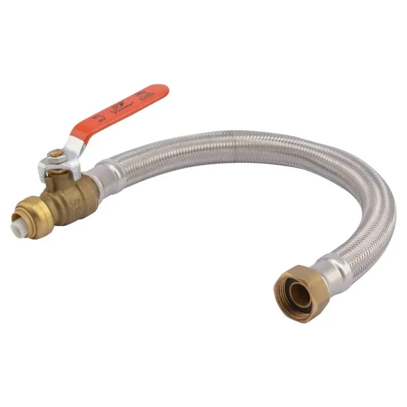 Cash Acme U3068FLEX18BVLF Water Heater Braided Connector