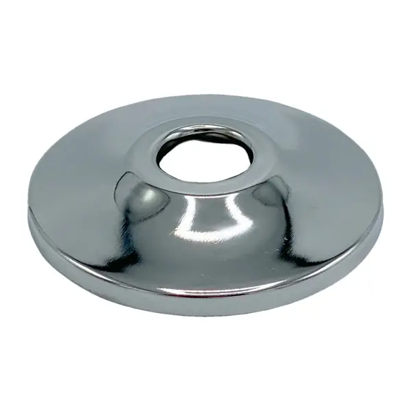5/8 OD Chrome Plated Flat Escutcheon (1/2 CTS)