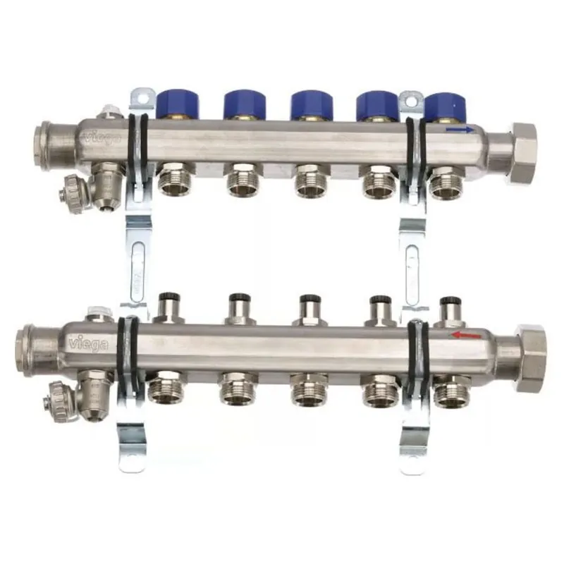 Viega 16406 1-1/4 x 1 Pipe 8-Port Union x FPT