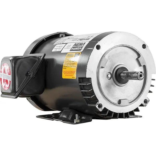 PRECISION ELECTRIC MOTOR SALES 3P100T4RM-56HC VersaFit Multi-Mount Motor 1 HP 1765 RPM 230/460 V