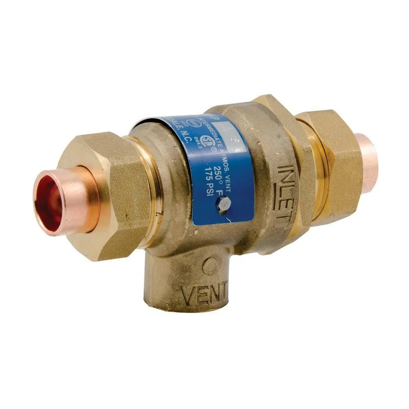 Watts 0063191 Series BBFP 3/4 in. Brass Sweat Backflow Preventer