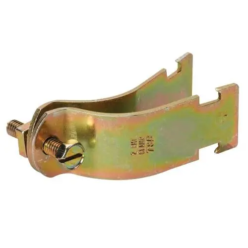 Thomas Betts C-105-3/4 Galv-Krom 14 Gauge Steel 2-Piece Pipe Strap 3/4 Inch