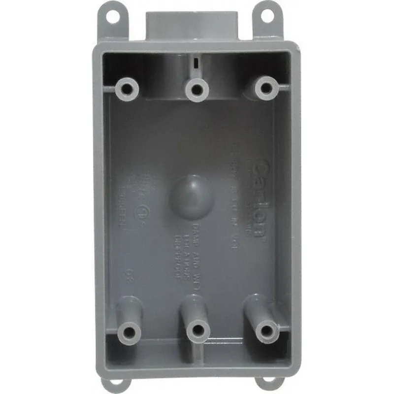 Thomas Betts E980EFN 1-Gang FSE Switch Box 3/4 Inch Hub 4.54 Inch x 2.8 Inch x 2.3 Inch