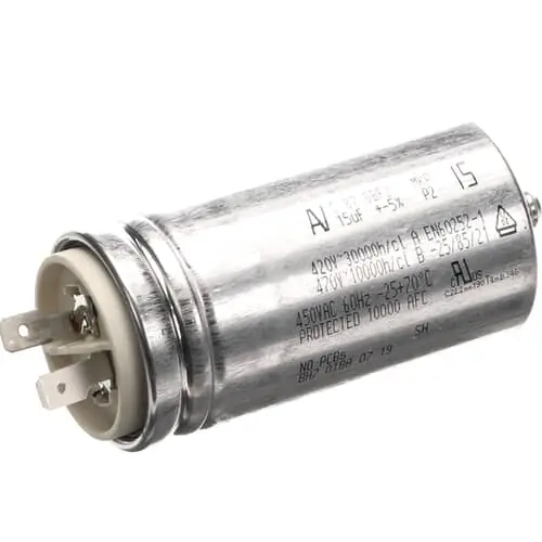 Electrolux 0C1187 Capacitor 15 Mf