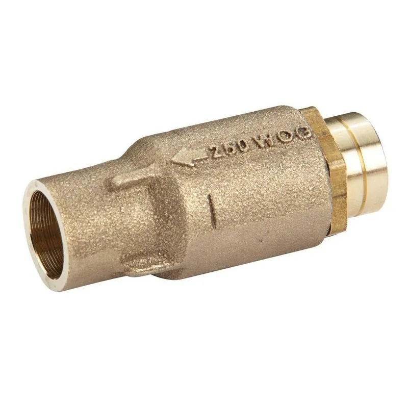 Watts 0555181 LF601S Series 1/2 in Brass Solder Check Valve