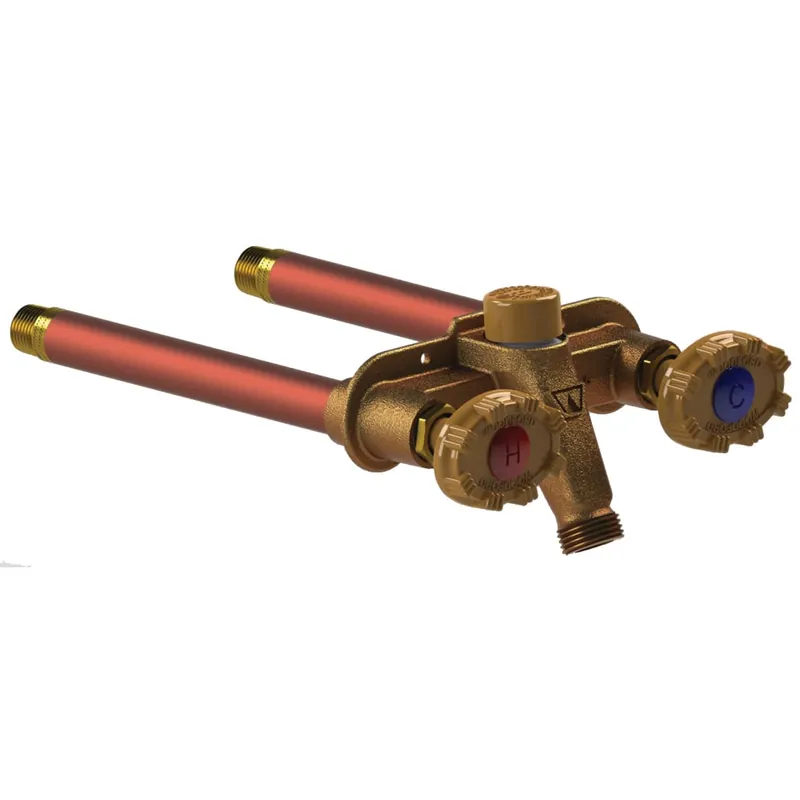 Woodford Manufacturing Company 22CP-6-MH Model 22 Hot & Cold Hydrants Sweat / MIP, 1/2 Connection, Wall Depth - 6