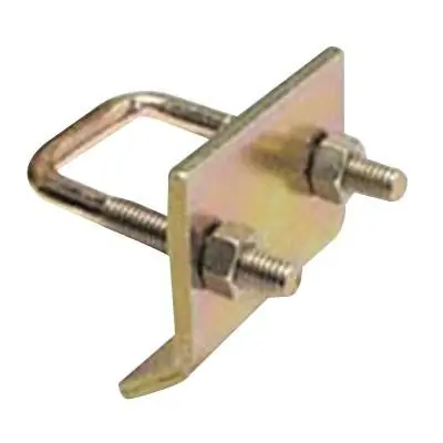 Thomas Betts E760-3 Steel Type U Channel To Beam Clamp 0.8-Inch Jaw Opening Galv-Krom