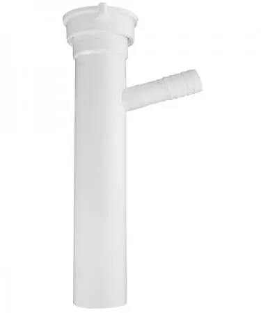 SIOUX CHIEF 230-54060825 DW TAILPIECE WHITE DIRECT CONNECT 1-1/2 X 8 W/ 1/2 DWBR