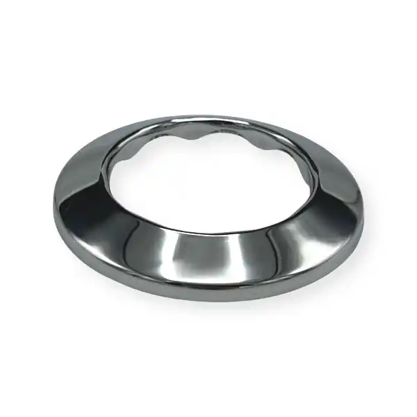 1 1/4 IPS Chrome Plated Flat Escutcheon