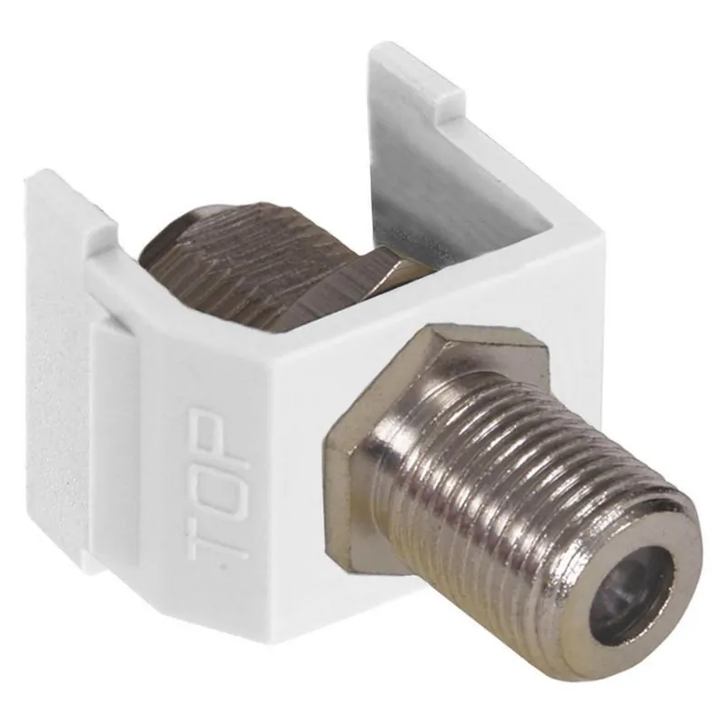 Hubbell NSF70W PREMISE WIRING AV Connector Female to Female RG6/RG59 Coaxial