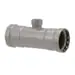 MegaPress 25461 Pipe Tee, 2 x 2 x 3/4 in, Press x Press x FNPT, Carbon Steel