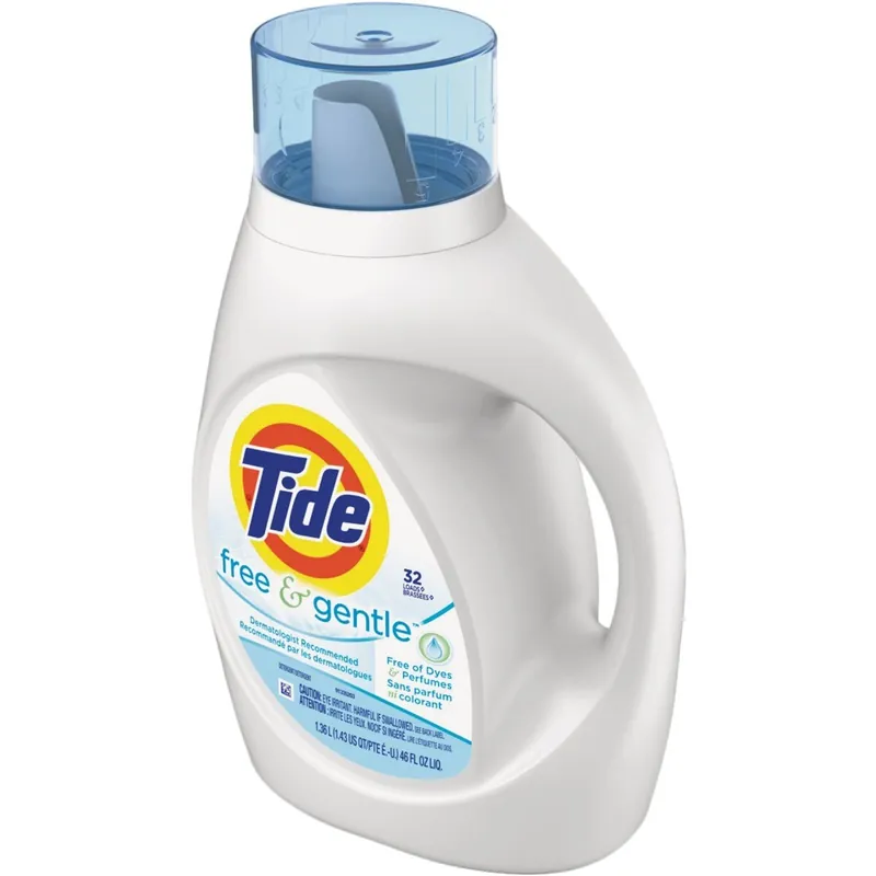 Tide 3700041823 Free & Gentle Liquid Laundry Detergent 46 Oz 32 Loads