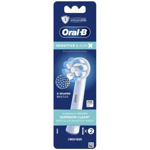 Oral-B 80748281 EB60X-2 Sensitive & Gum - X Replacement MPN