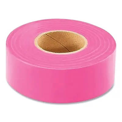 C.H.Hanson 17003 Flagging Tape Fluorescent Pink 150 ft 1-3/16 in