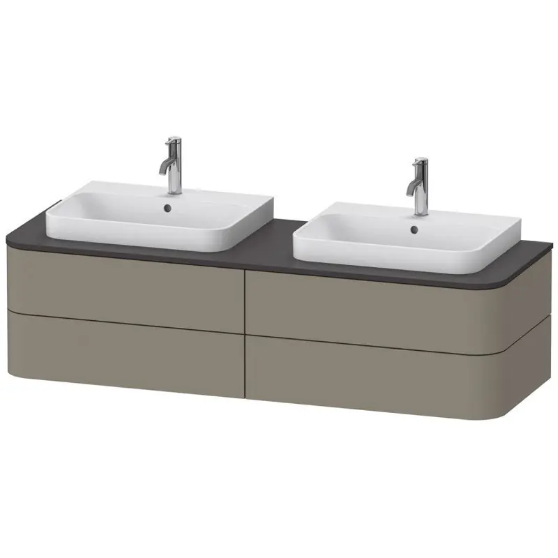 Duravit HP4964B9292 Happy D.2 Plus Vanity Unit Wall-Mounted