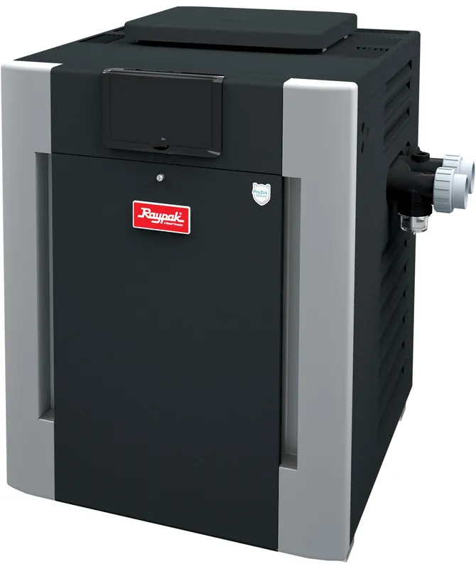 Raypak 009225 P-R266A-EP-C Digital Electronic Ignition Propane Gas Heater 266,000 BTU
