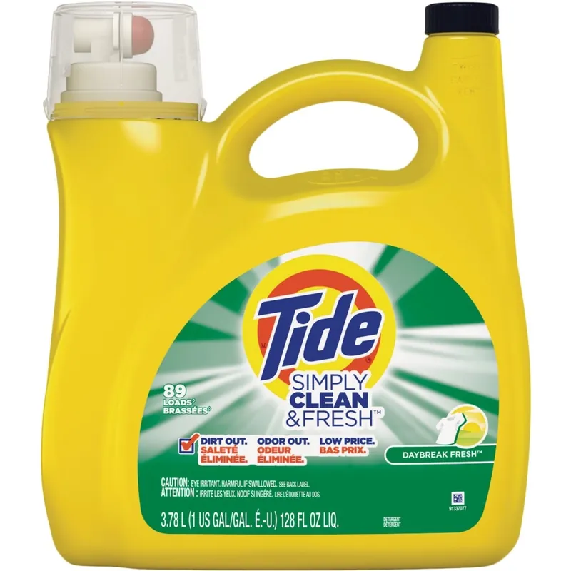 Tide 3700044311 Simply Clean & Fresh 128 Oz. 89 Load High Efficiency Liquid Laundry Detergent