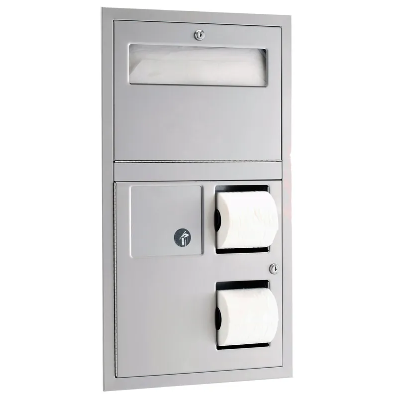Bobrick 3574 B-3574 ClassicSeries Recessed Combination Unit