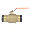 Cash Acme UXLBV54 2 in. Slip Brass Push Ball Valve with Lever Handle