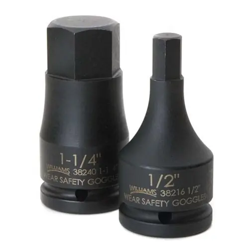 Williams JHW38240 Socket Bit 3/4 in Drive 1 1/4 in Size Hex