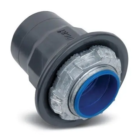 Conduit PVC Coated PMCHUB100 Perma Cote PVC Coated Conduit, PVC Coated Hub, Steel, 1 Inch