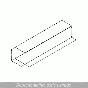 Hammond Manufacturing CWSC648NK Straight Section without Knockout 6 x 6 x 48 Inch CWSC648NK