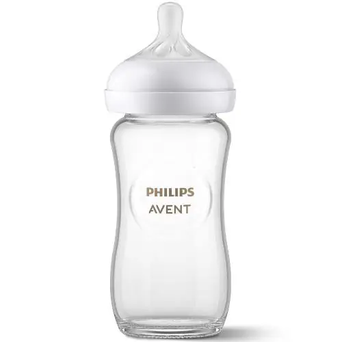 Avent SCY913/01 Natural Glass Baby Bottle - 8O