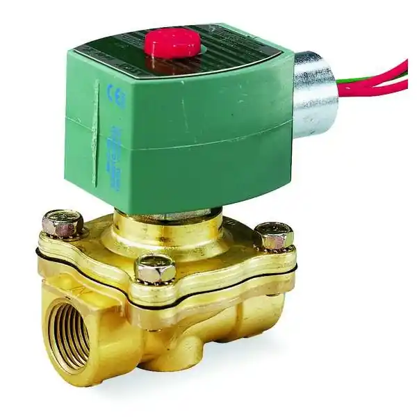 ASCO EF8210G002 Solenoid Valve 8210 2-Way Brass 1/2 Inch NPT Normally Closed
