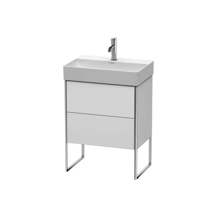 Duravit XS445303636 DuraSquare Vanity Unit White Satin Matt Lacquer