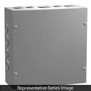 Hammond Manufacturing CSKO886 N1 Screw Cover w/KO's 8 x 8 x 6