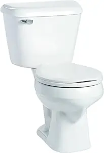 Mansfield 131.170.WHT Alto 1.6 GPF Two-Piece Round Toilet - Less Seat