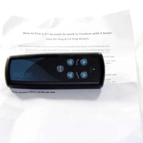 Tempur-pedic 68000844-KIT Remote Control