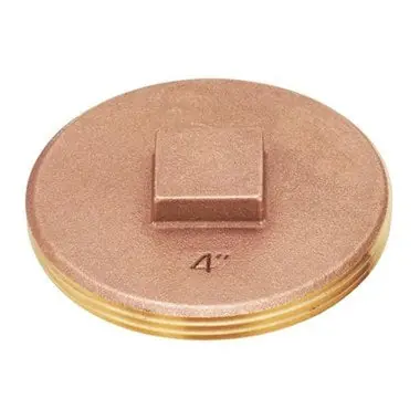 Matco-Norca CP-150 Cleanout Plug Raised Head 1-1/2 inch Brass