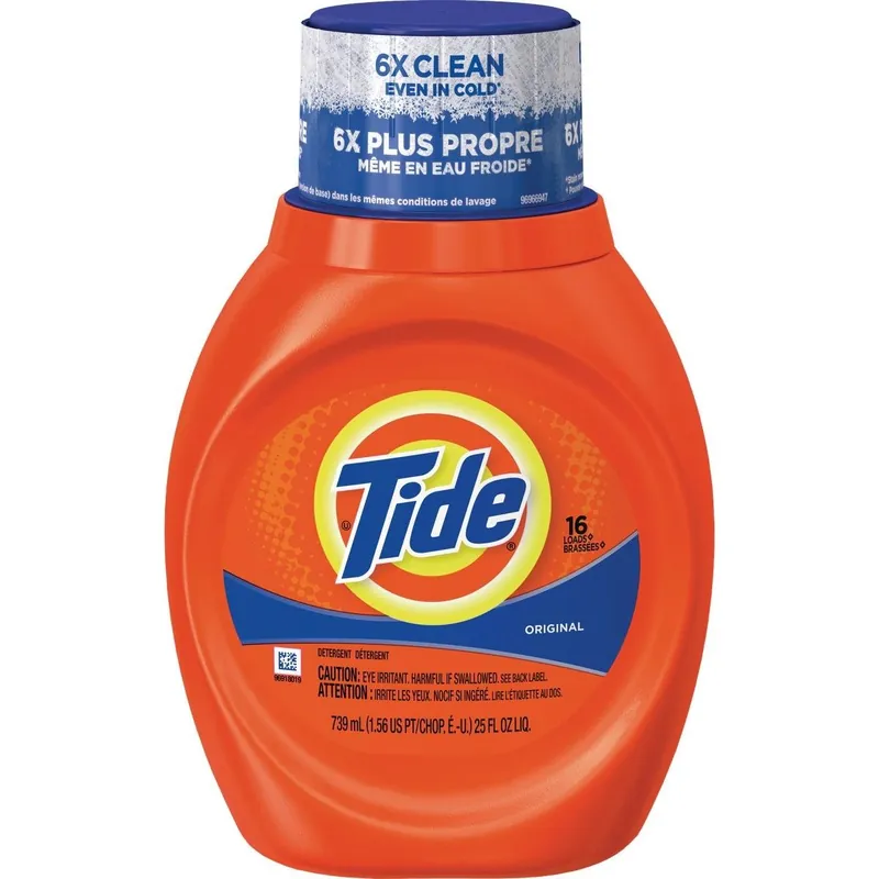 Tide 13875 Liquid Laundry Detergent 25 Oz Each