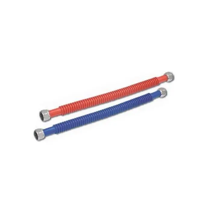 EZ-FLO 437118 Water Heater Connector 3/4 X 3/4 In FIP Stainless Steel 18 In L