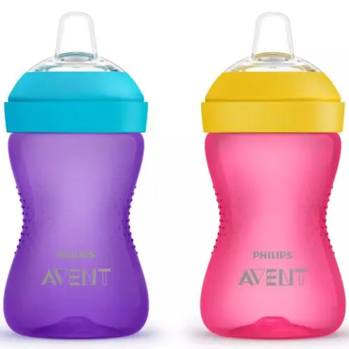 Avent SCF801/22 Grippy Spout Cup Pink/Purple 2