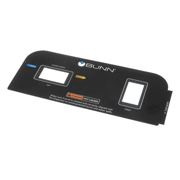 Bunn 36590.0032 Decal Dual Dilution Panel