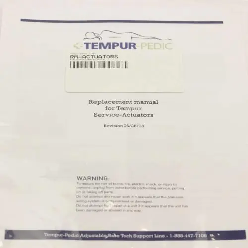 Tempur-pedic RM-ACTUATORS Replacement Manual Actuator