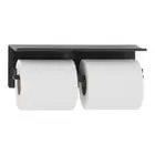 BOBRICK 540.MBLK Surface-Mounted Toilet Tissue Dispenser and Utility Shelf