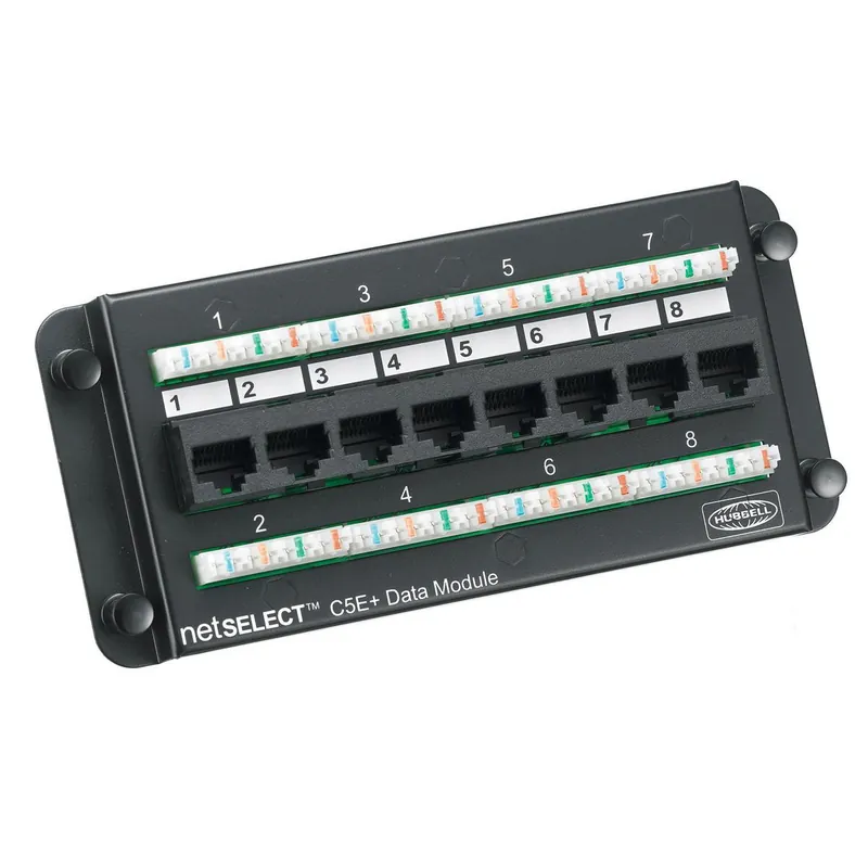 PREMISE WIRING NSODM8 8-Port Cat 5e Standard Data Module
